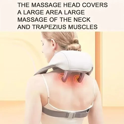 Professional Wireless Neck Shoulder Back Massager | جهاز تدليك الرقبة والكتف والظهر اللاسلكي الاحترافي