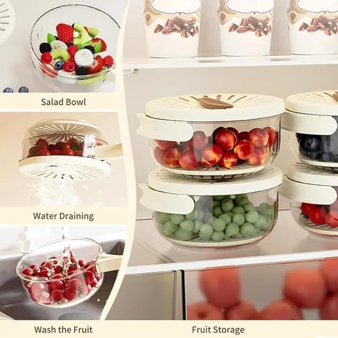 2 In 1 Drainer And Strainer Bowl | مصفاة ووعاء 2 في 1