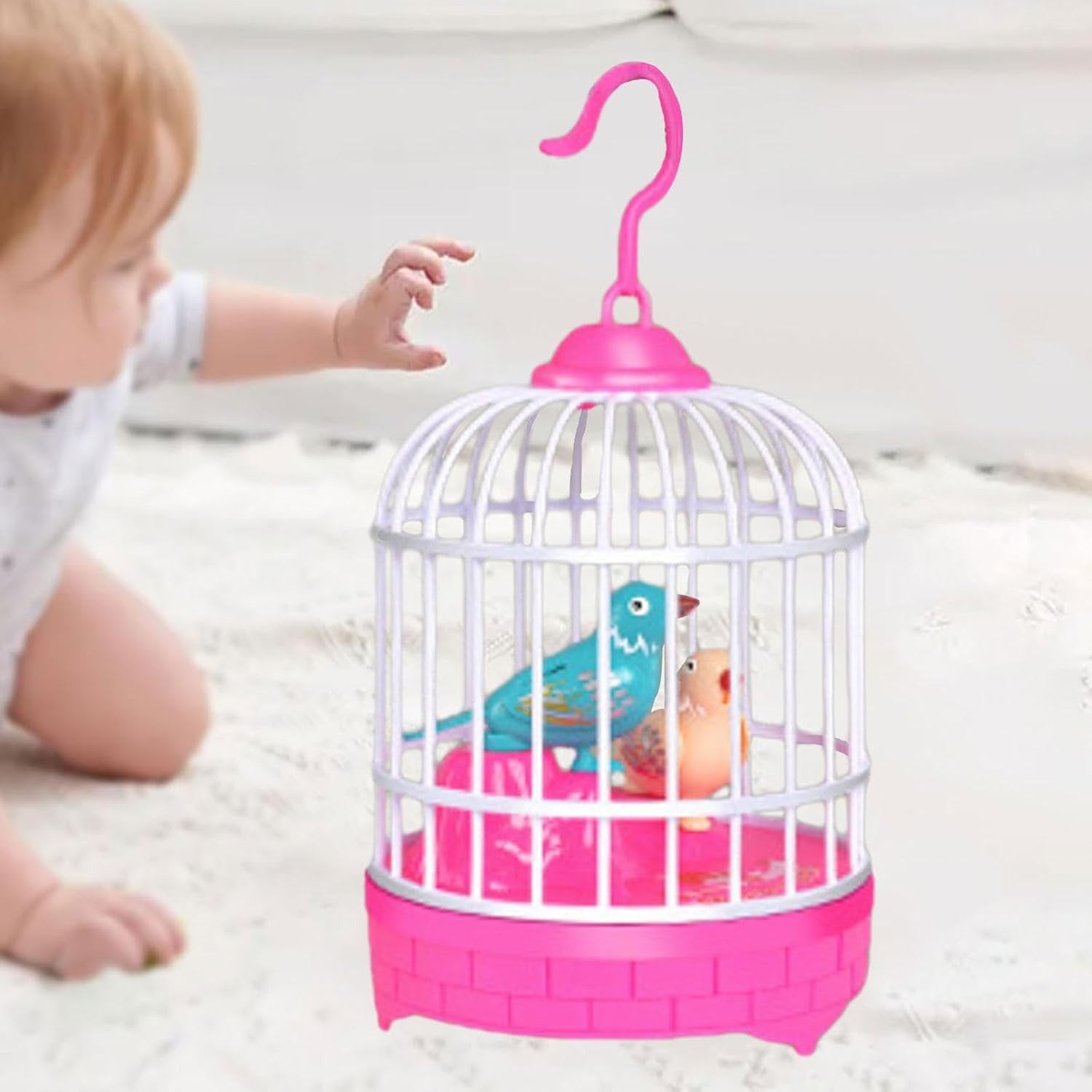 Electric Sound Activated Bird Cage | قفص طيور كهربائي يعمل بالصوت