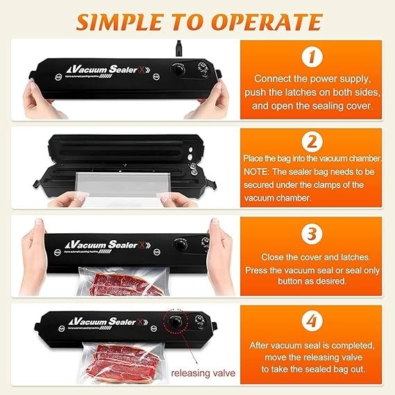 Vacuum Sealer Machine for Food | آلة تغليف الطعام بالتفريغ