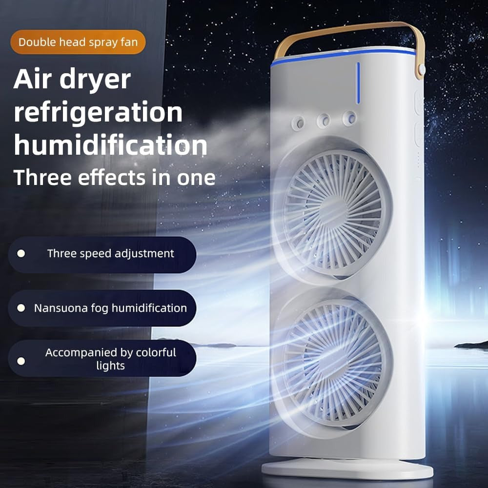 Portable Water Mist Fan ------- مروحة رذاذ الماء المحمولة