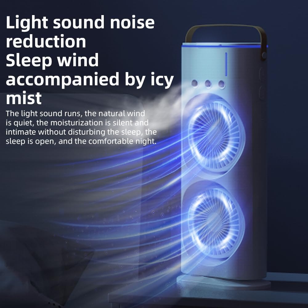 Portable Water Mist Fan ------- مروحة رذاذ الماء المحمولة