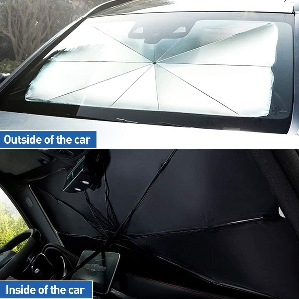 Car Windshield Sun Shade Umbrella ------- مظلة واقية من الشمس للزجاج الأمامي للسيارة